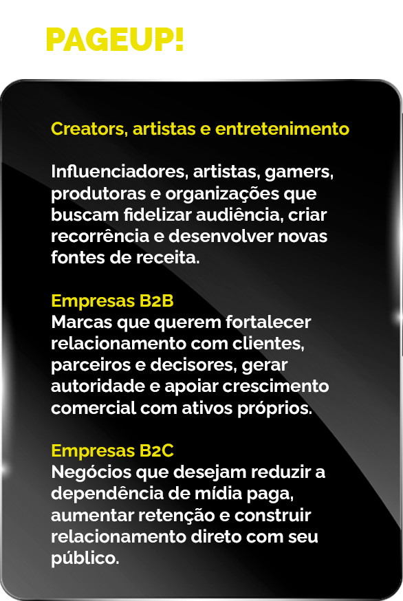 Público alvo PageUp